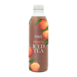M&S Peach Iced Tea No Added Sugar 750ml, imported from the UK
