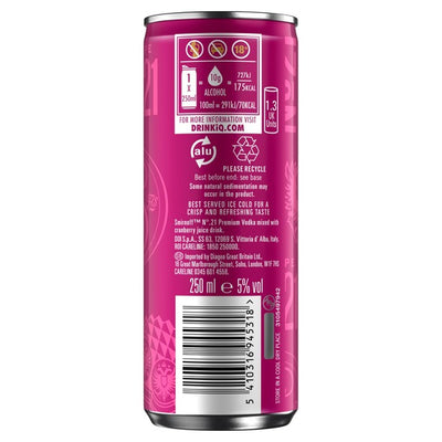 Smirnoff No 21 Wodka & Cranberrysaft Dosen-Cocktail 250ml