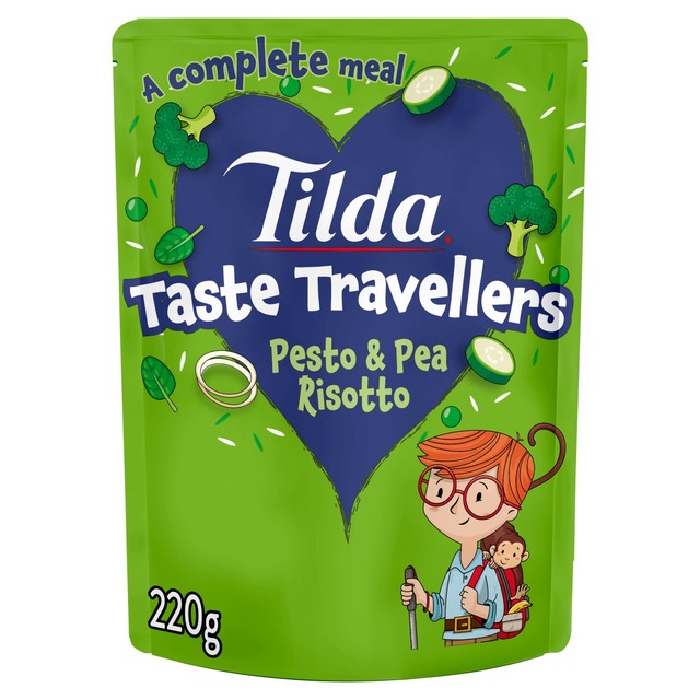 Tilda Kids Pesto & Pea Risotto 220g (British brand)