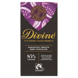 Divine 85% dark chocolate bar 90g - British product