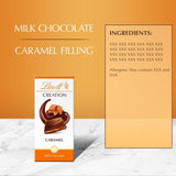 Lindt milk caramel chocolate bar 150g - British product