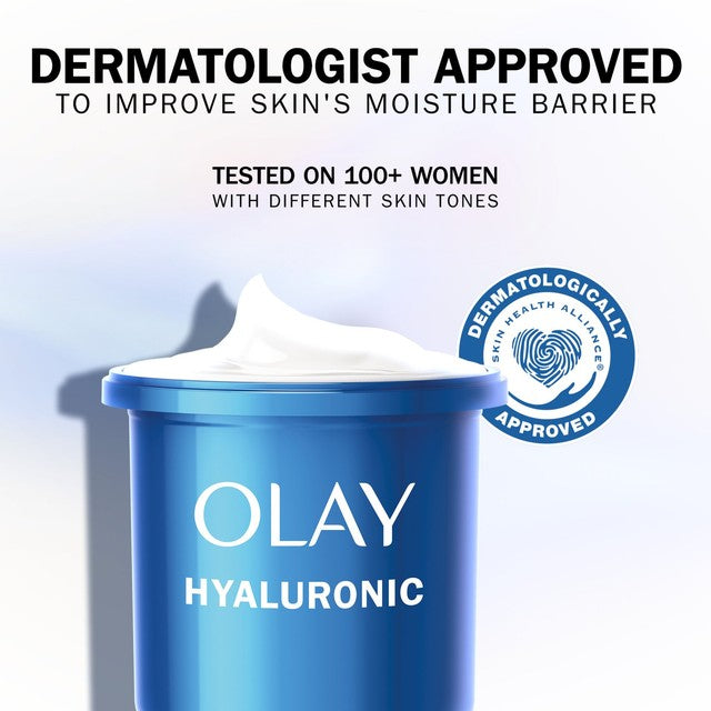 Olay Hyaluronic Acid Day Cream Refill Gel 50ml, imported from the UK