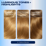 Clairol Nice'n Easy hair colour 8 Medium Blonde - British product
