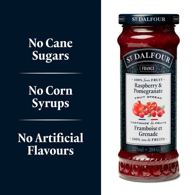 St. Dalfour raspberry pomegranate fruit spread 284g (British brand)