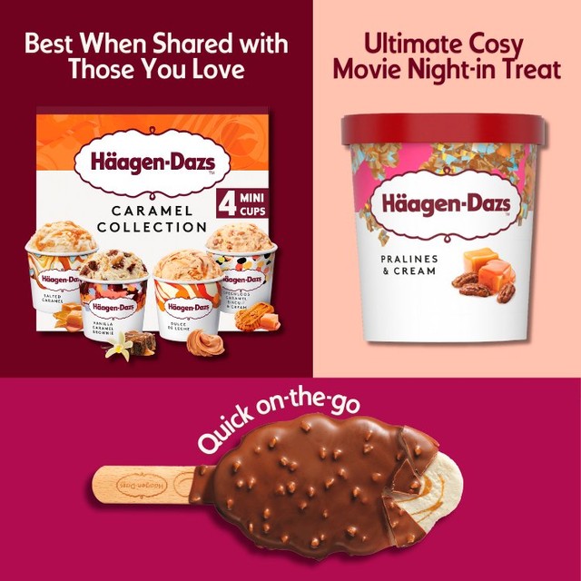 Häagen-Dazs Pralines & Cream ice cream 460ml, UK version