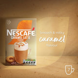 Nescafe Caramel Latte instant coffee 7 sachets, imported from the UK