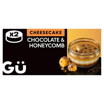 M&S Gü Chocolate & Honeycomb Layered Dessert 2 x 86g- Buy online at McGrocer