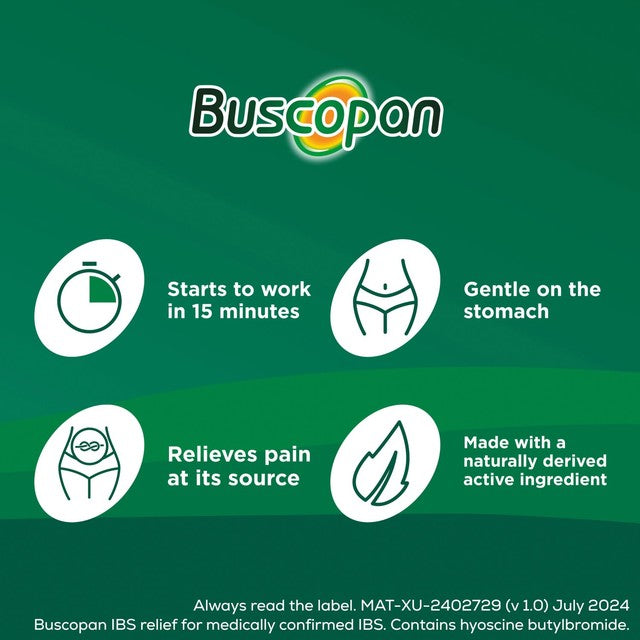 Buscopan IBS Relief Tablets 20 pack, UK version