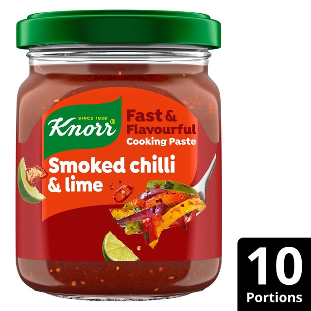Knorr smoked chili & lime cooking paste 165g, UK version