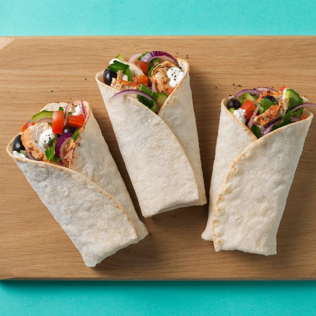 Warburtons Gluten Free white wraps 180g (British brand)