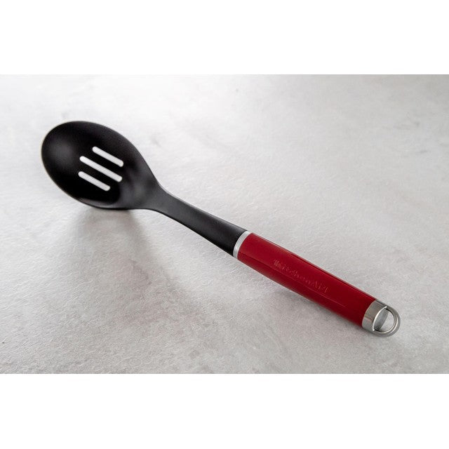 KitchenAid red non-stick slotted spoon, UK version