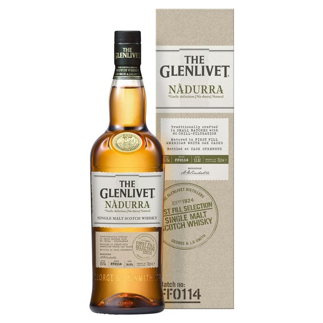 The Glenlivet Nadurra First Fill Single Malt Scotch Whisky 70cl (British brand)