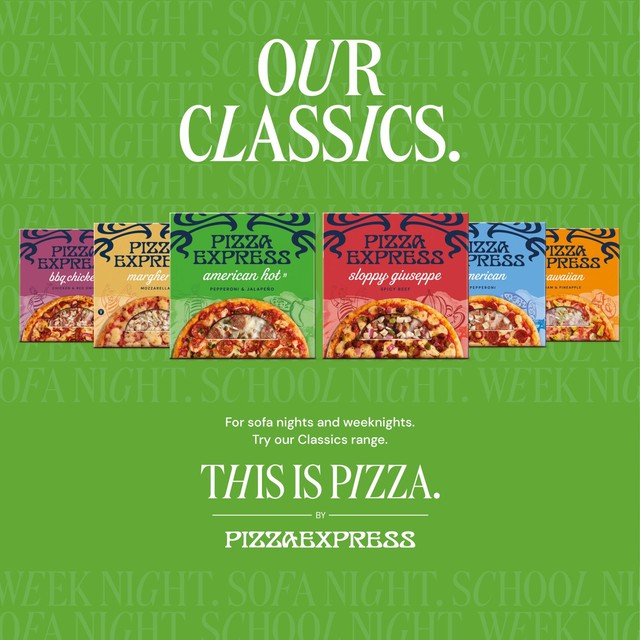 Pizza Express Sloppy Giuseppe Spicy Beef Pizza 292g, imported from the UK