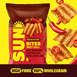 SunBites Sweet Chilli wholegrain snacks 6x25g (British brand)