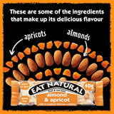 Eat Natural Almond Apricot Bars Box 3 x 40g - British product