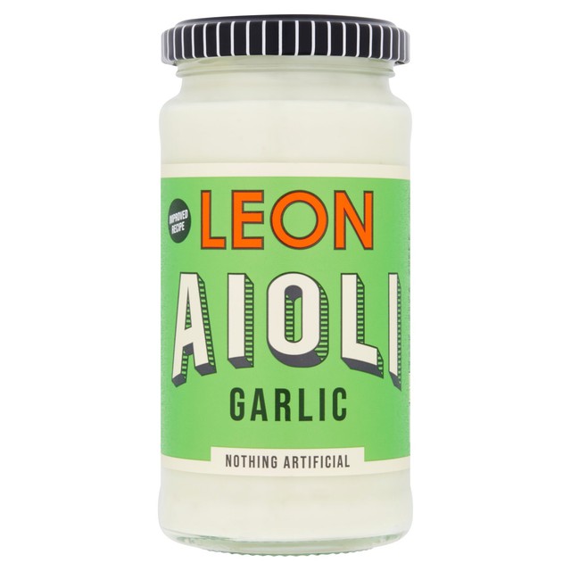Leon Vegan Garlic Aioli 240ml, UK version