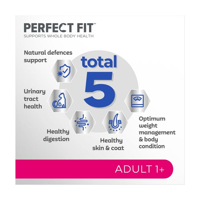 Perfect Fit dry cat food adult 1+ chicken - British product