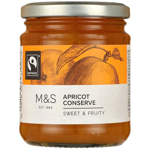 M&S apricot conserve 340g, imported from the UK