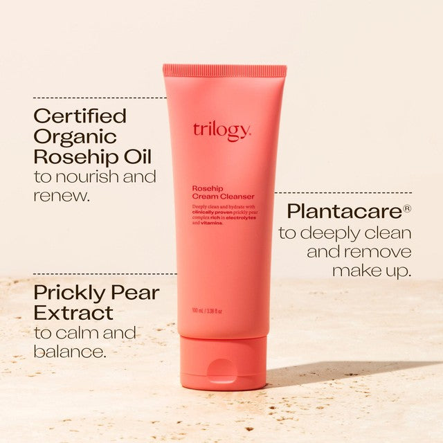 Trilogy rosehip cream cleanser 100ml (British brand)