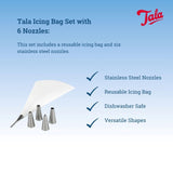 Tala icing bag set with 5 nozzles (British brand)