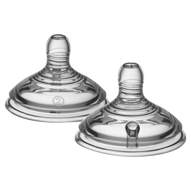 Tommee Tippee Medium Flow Teats Pack of 2 (British brand)
