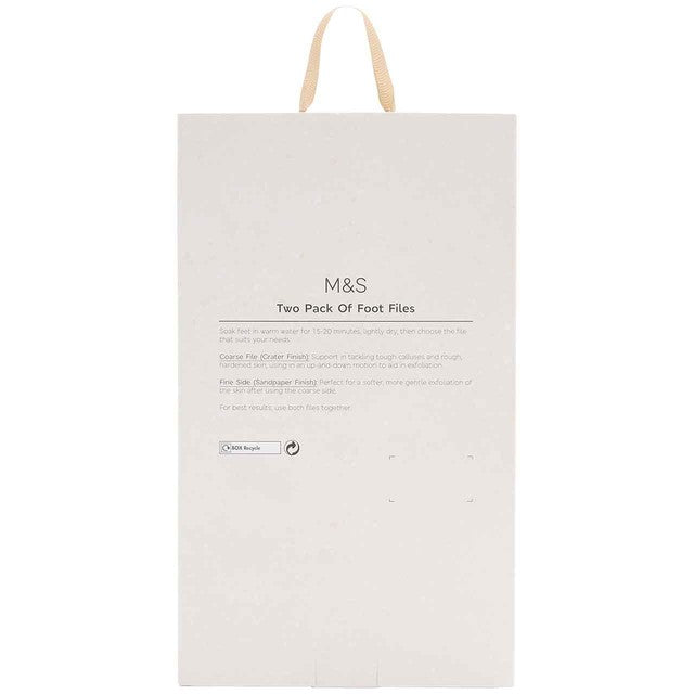 M&S foot file duo coarse and fine, imported from the UK