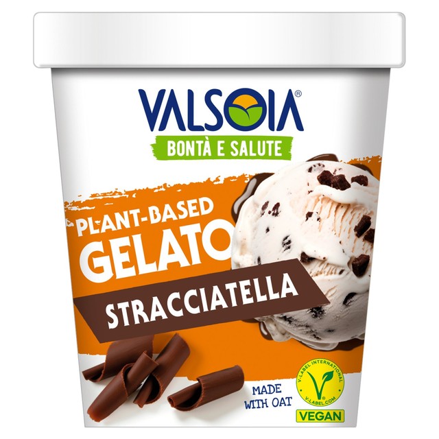 Valsoia Stracciatella Oat-Based Gelato 510ml (British brand)