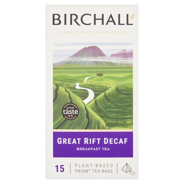 Birchall Great Rift Decaf tea bags 15 pack - British product