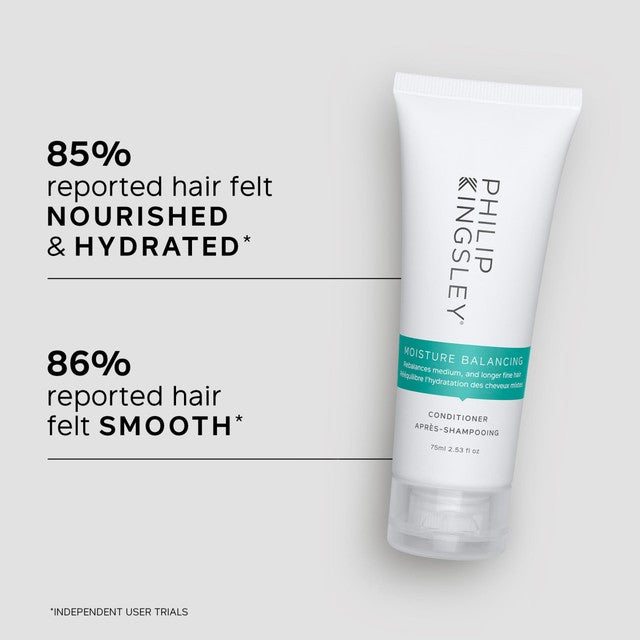 Philip Kingsley moisture balancing hair conditioner 75ml, imported from the UK