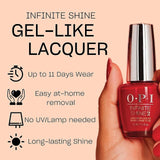 OPI Infinite Shine Passion nail polish, imported from the UK