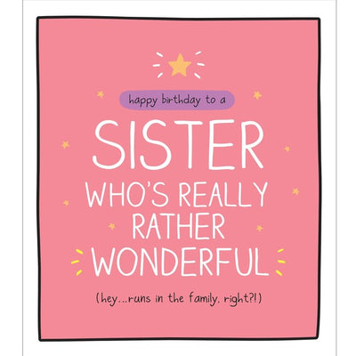 Happy Jackson Sister Birthday Greeting Card
