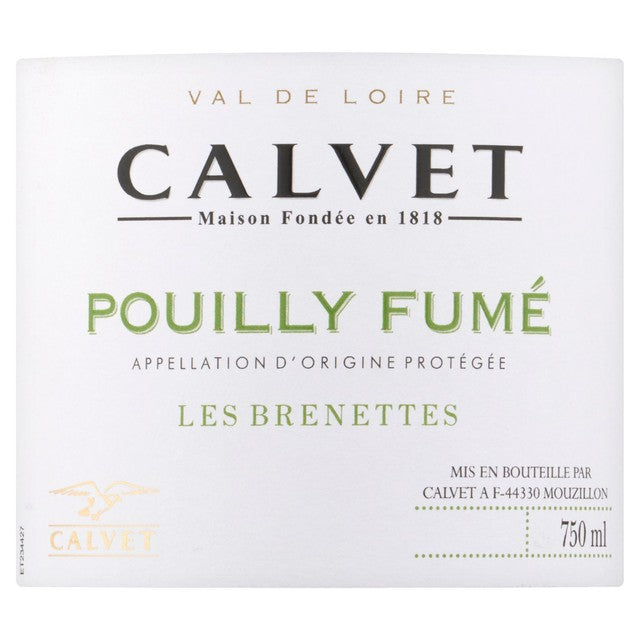 Calvet white wine Pouilly Fume 75cl - British product