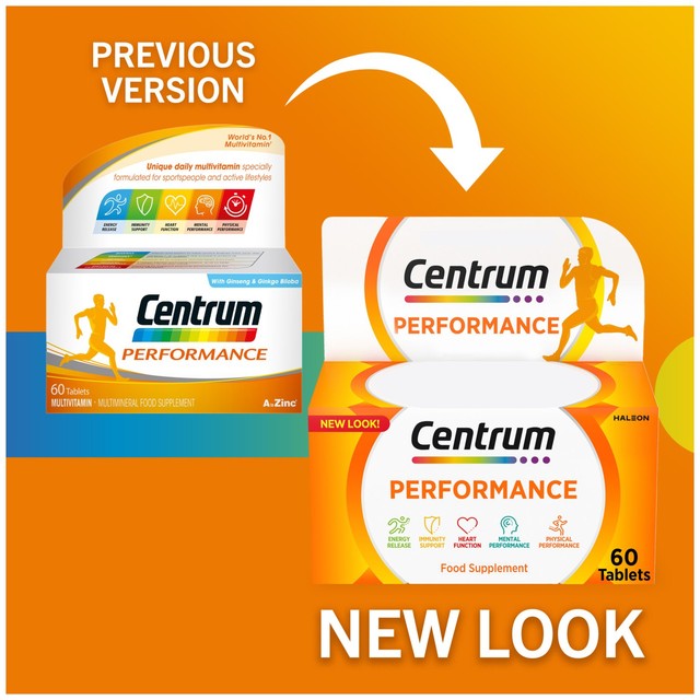 Centrum Performance Multivitamin Tablets 60s - British product