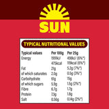 SunBites Sweet Chilli wholegrain snacks 6x25g (British brand)