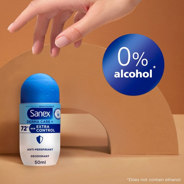 Sanex Derma Care+ Roll-On Deodorant 50ml (British brand)