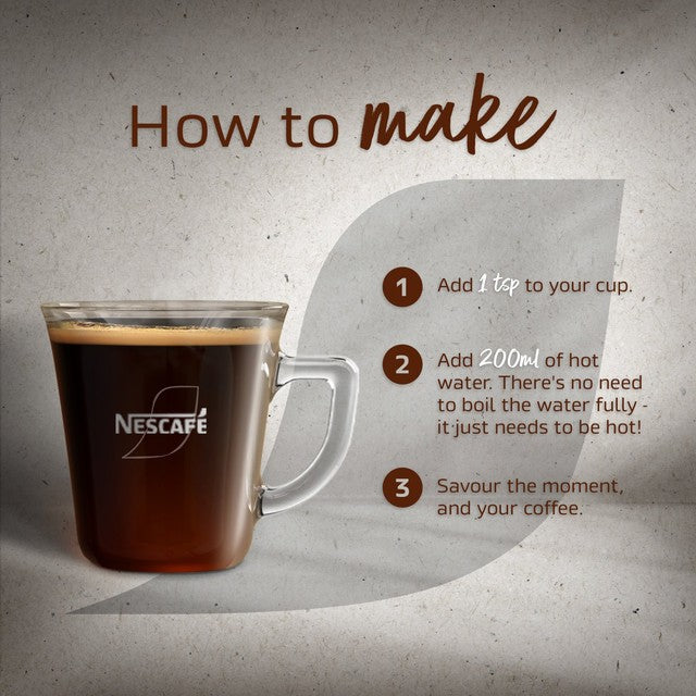 Nescafe Gold Espresso instant coffee 95g, imported from the UK