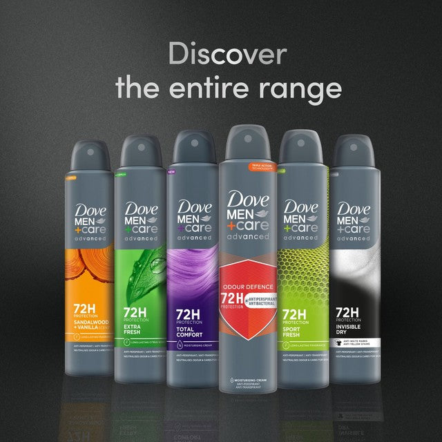 Dove Men+Care Advanced Invisible Dry anti-perspirant deodorant spray 200ml - British product