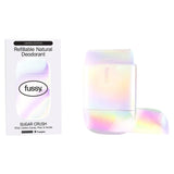 Fussy natural deodorant Sugar Crush refillable case (British brand)