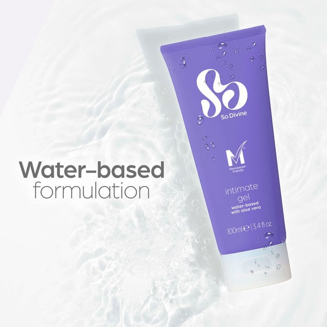 So Divine water-based lubricant with aloe vera 100ml (British brand)