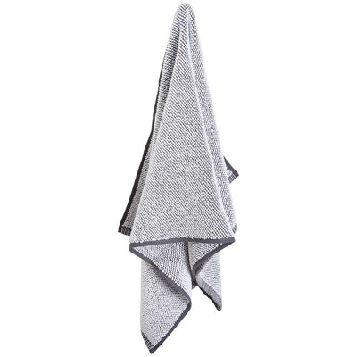 M&S M&S Collection Pure Cotton Cosy Weave Bath Sheet in Grey Mix- Buy online at McGrocer