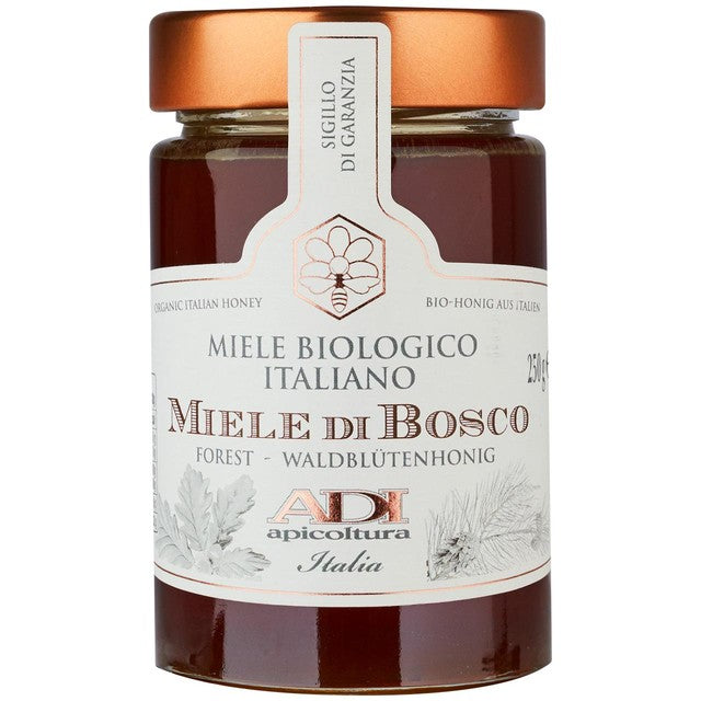 ADI Apicoltura Organic Wildforest Honeydew Honey 250g - British product