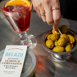 Belazu preserved lemon and coriander olives - British product
