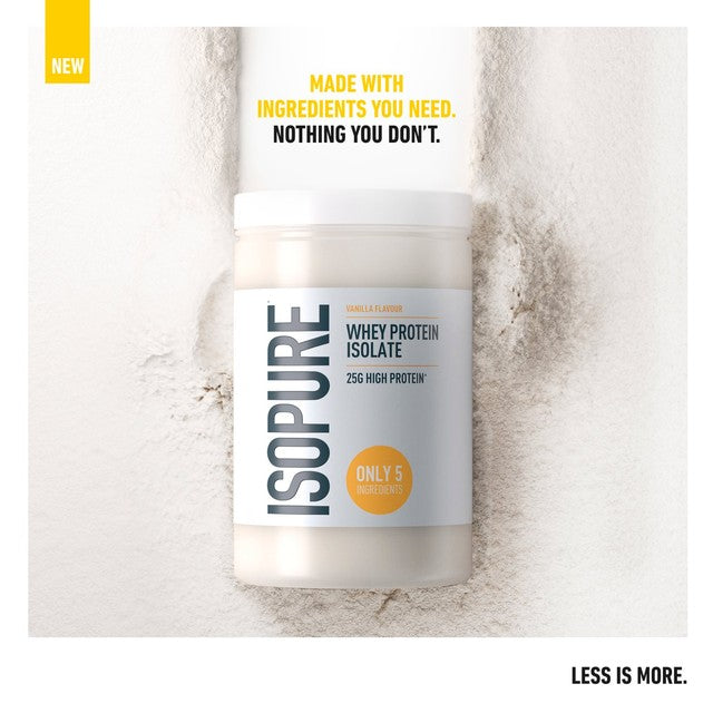 Isopure vanilla whey protein isolate powder 450g, UK version