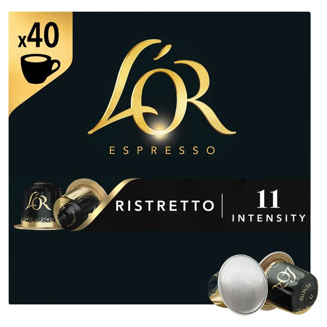 L'OR Ristretto coffee pods x40, UK version