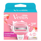 Gillette Venus razor blade refills Spa Breeze 4-pack, UK version