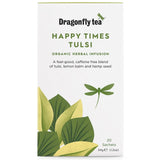 Dragonfly Tea Happy Times Tulsi herbal tea bags 20 count - British product