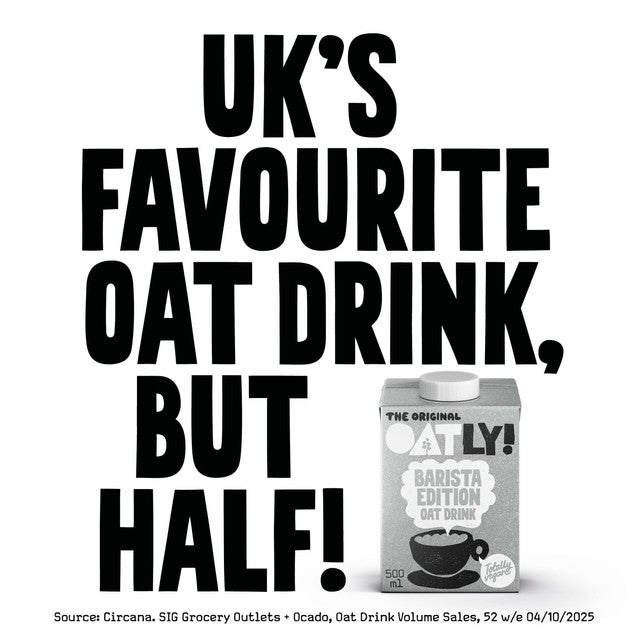 Oatly Barista Long Life oat drink 500ml, imported from the UK