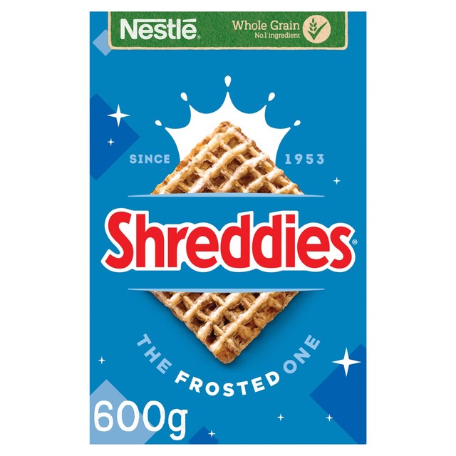 Shreddies frosted breakfast cereal 600g (British brand)