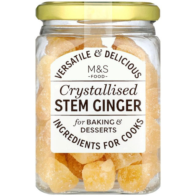 M&S crystallised stem ginger 170g, imported from the UK