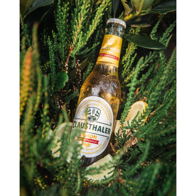 Clausthaler Zitrone Zitrus Radler alkoholfreie Saisonerfrischung 330ml - Britisches Produkt